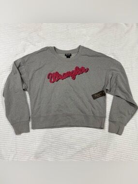 Wrangler Grey Tee with Gold Retro Tag
